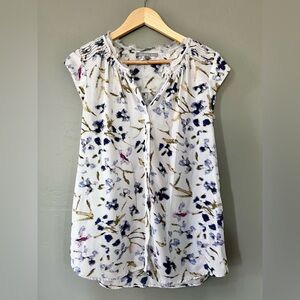 Bernal Maternity Split Neck Blouse